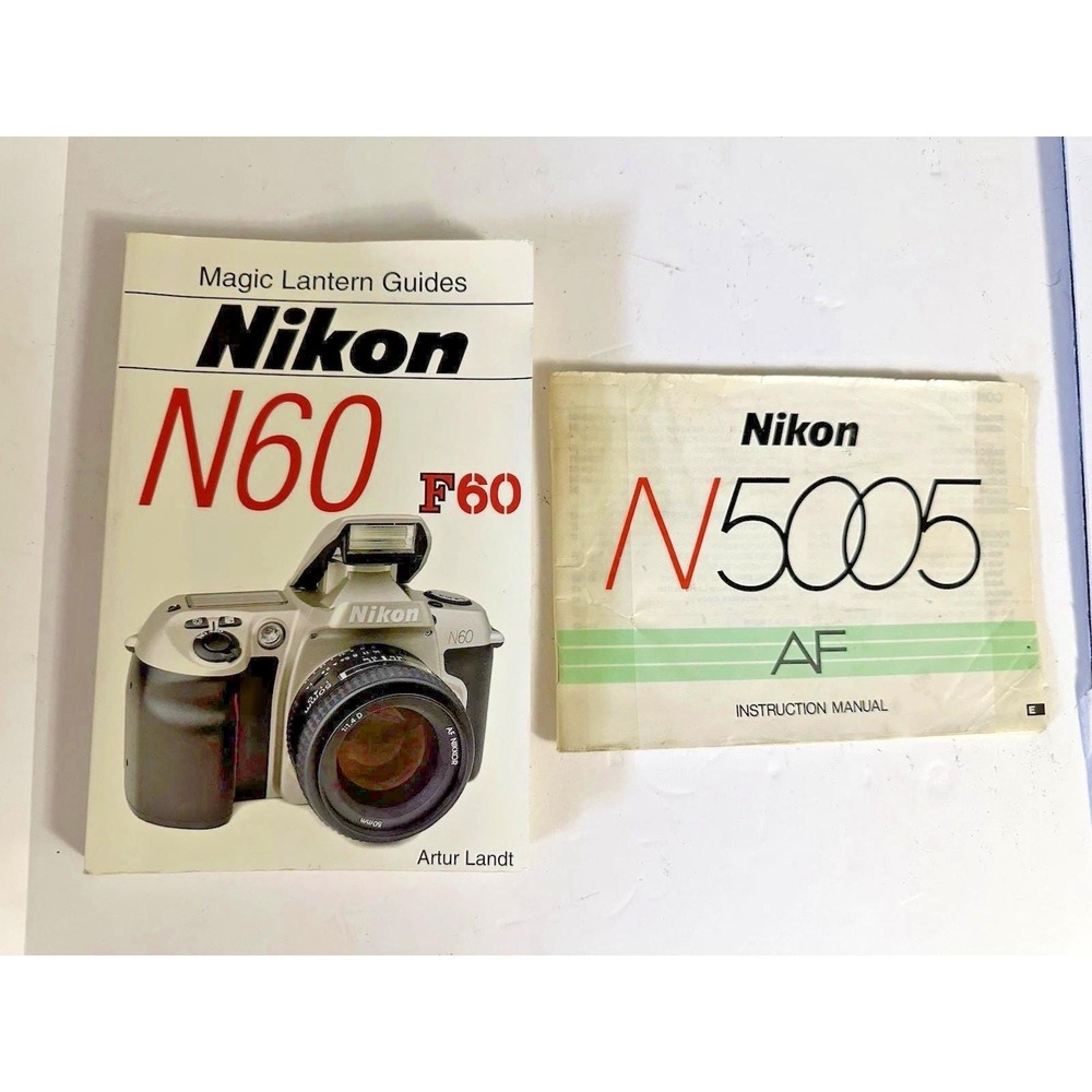 Vintage Nikon F60 N5005 Guide And Manual